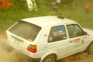 Josh Nykanen / Connor Himes VW GTI on SS2, Skunk Creek.