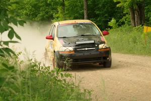 James Walker / Yannis Burnell Chevy Aveo on SS2, Skunk Creek.