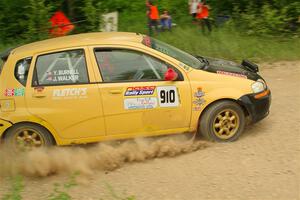 James Walker / Yannis Burnell Chevy Aveo on SS2, Skunk Creek.