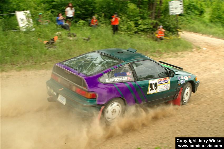 Dan Hutchison / Cray Dumeah Honda CRX Si on SS2, Skunk Creek.