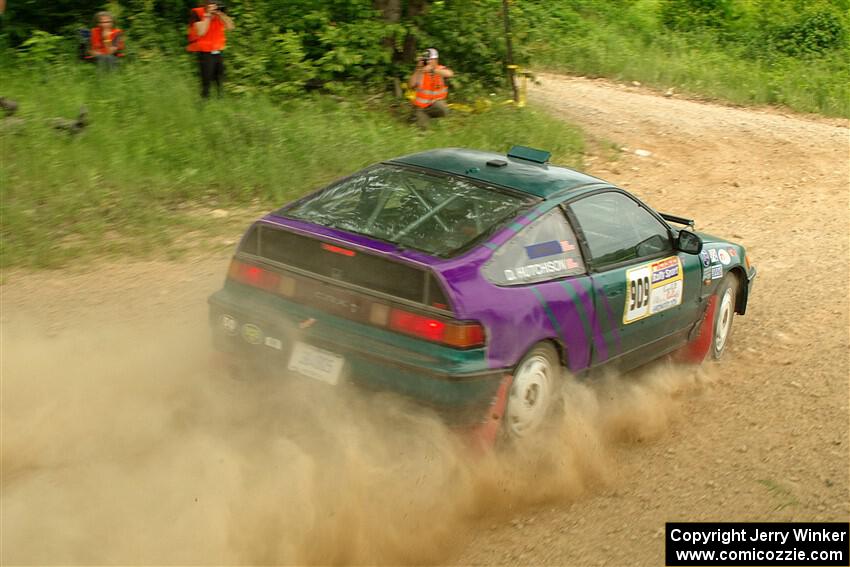 Dan Hutchison / Cray Dumeah Honda CRX Si on SS2, Skunk Creek.