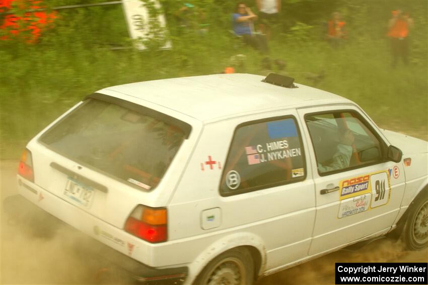 Josh Nykanen / Connor Himes VW GTI on SS2, Skunk Creek.