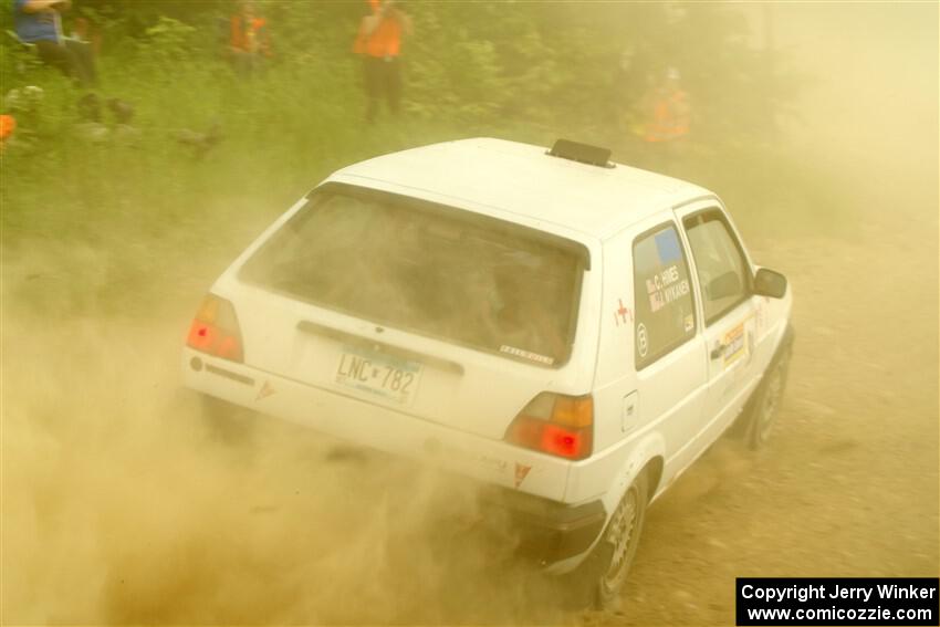 Josh Nykanen / Connor Himes VW GTI on SS2, Skunk Creek.