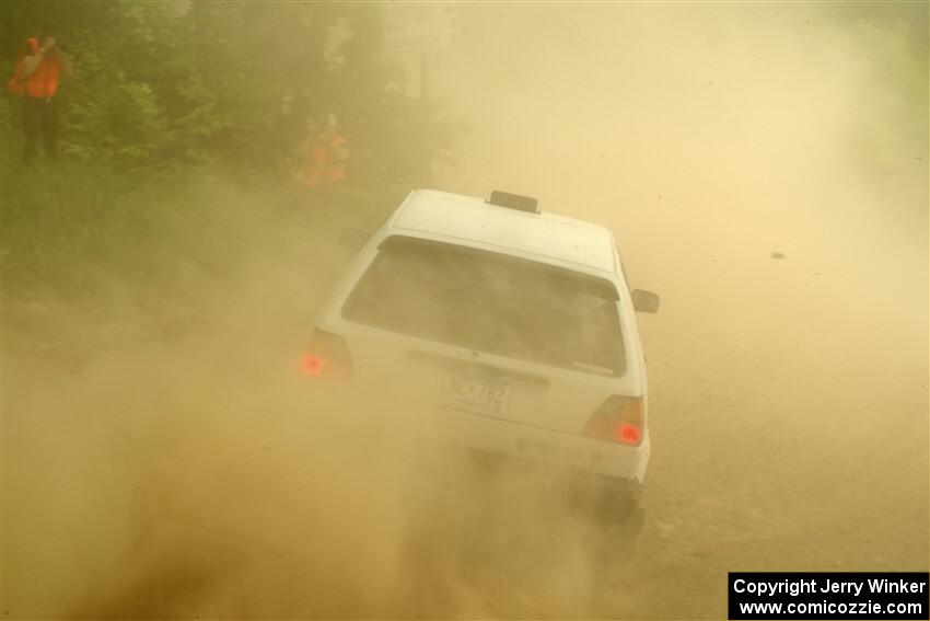 Josh Nykanen / Connor Himes VW GTI on SS2, Skunk Creek.