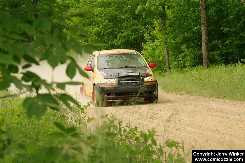 James Walker / Yannis Burnell Chevy Aveo on SS2, Skunk Creek.