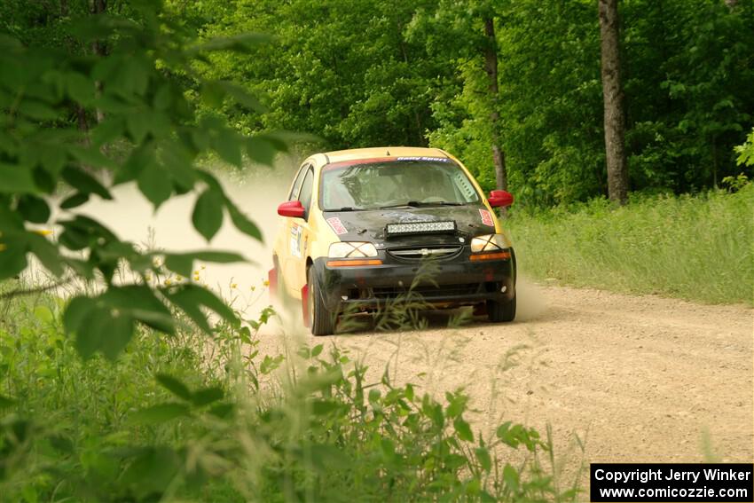 James Walker / Yannis Burnell Chevy Aveo on SS2, Skunk Creek.