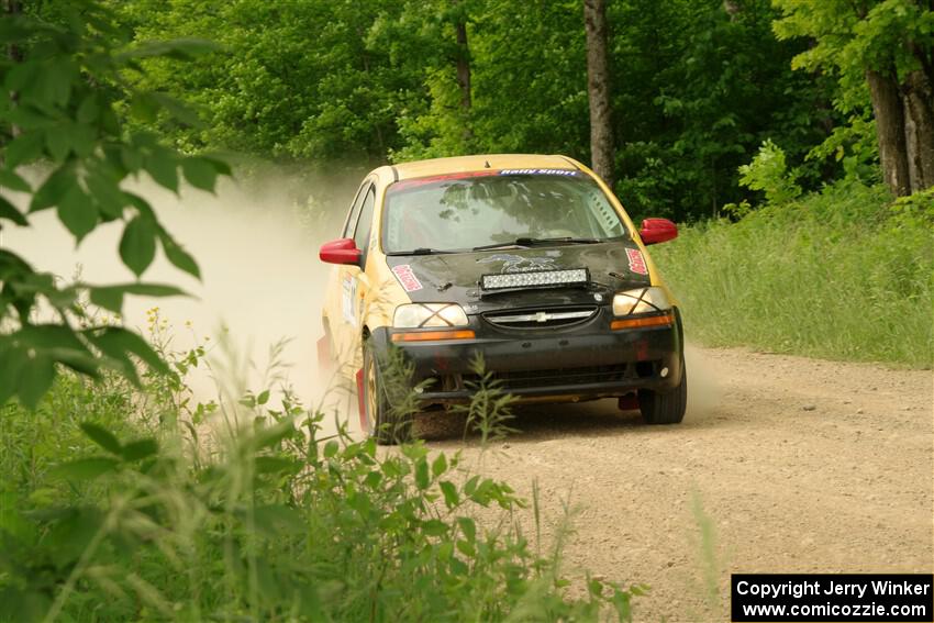 James Walker / Yannis Burnell Chevy Aveo on SS2, Skunk Creek.