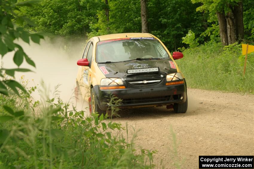 James Walker / Yannis Burnell Chevy Aveo on SS2, Skunk Creek.