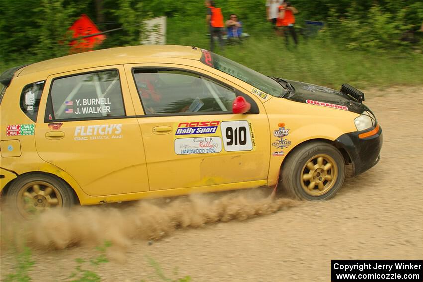 James Walker / Yannis Burnell Chevy Aveo on SS2, Skunk Creek.