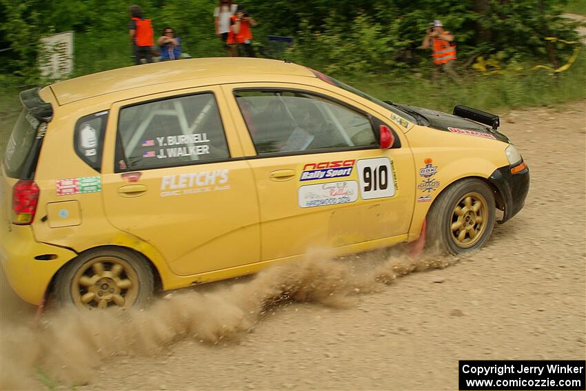 James Walker / Yannis Burnell Chevy Aveo on SS2, Skunk Creek.