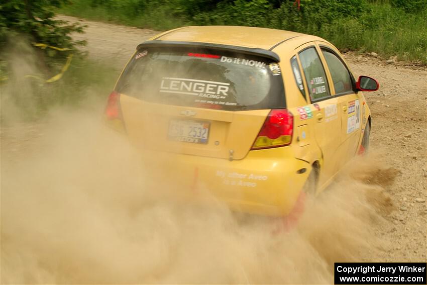 James Walker / Yannis Burnell Chevy Aveo on SS2, Skunk Creek.