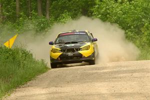 Colin Schulz / Jason Hack Subaru WRX STi on SS3, Woodtick Hollow.