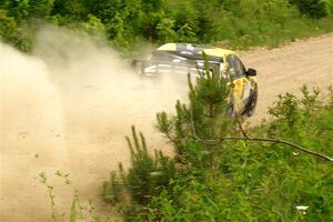 Colin Schulz / Jason Hack Subaru WRX STi on SS3, Woodtick Hollow.