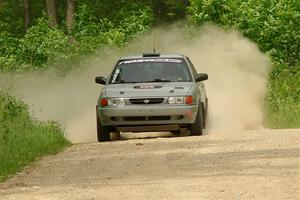 Dexter Clark / Bryce Proseus Nissan Sentra SE-R on SS3, Woodtick Hollow.