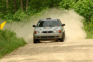 Dexter Clark / Bryce Proseus Nissan Sentra SE-R on SS3, Woodtick Hollow.