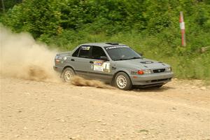 Dexter Clark / Bryce Proseus Nissan Sentra SE-R on SS3, Woodtick Hollow.