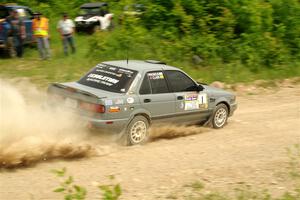 Dexter Clark / Bryce Proseus Nissan Sentra SE-R on SS3, Woodtick Hollow.