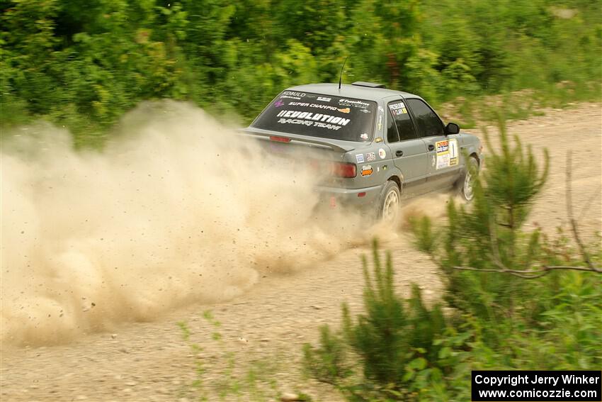 Dexter Clark / Bryce Proseus Nissan Sentra SE-R on SS3, Woodtick Hollow.