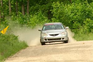 Derek Denti / Josh Remmetter Acura RSX on SS3, Woodtick Hollow.