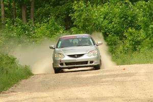 Derek Denti / Josh Remmetter Acura RSX on SS3, Woodtick Hollow.