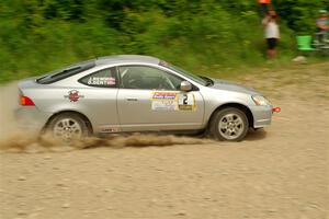 Derek Denti / Josh Remmetter Acura RSX on SS3, Woodtick Hollow.