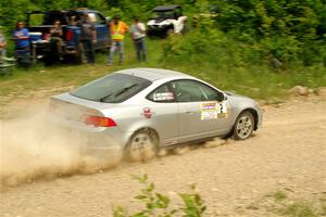 Derek Denti / Josh Remmetter Acura RSX on SS3, Woodtick Hollow.