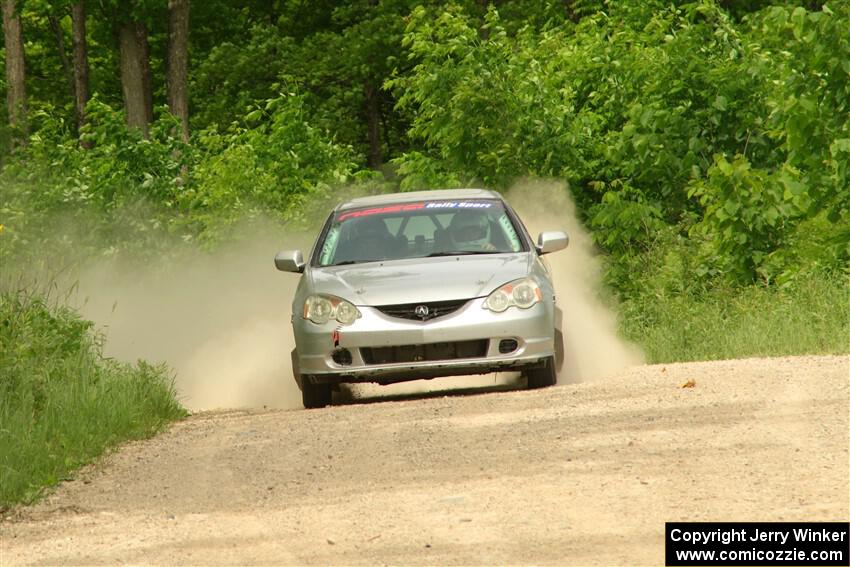 Derek Denti / Josh Remmetter Acura RSX on SS3, Woodtick Hollow.