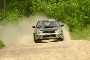 Jonathon Nagel / Chris Woodry Subaru Impreza 2.5RS on SS3, Woodtick Hollow.