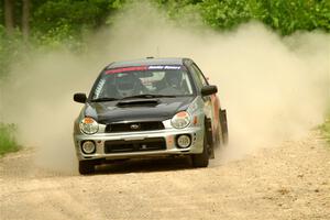 Jonathon Nagel / Chris Woodry Subaru Impreza 2.5RS on SS3, Woodtick Hollow.