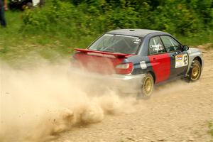 Jonathon Nagel / Chris Woodry Subaru Impreza 2.5RS on SS3, Woodtick Hollow.