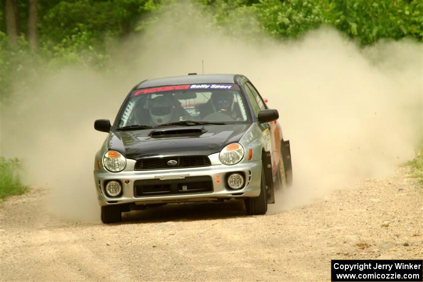 Jonathon Nagel / Chris Woodry Subaru Impreza 2.5RS on SS3, Woodtick Hollow.