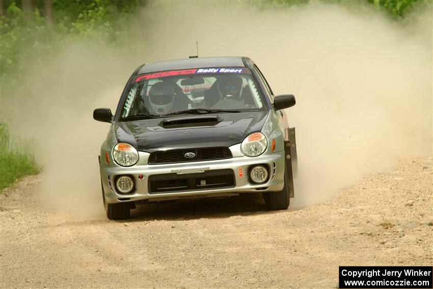 Jonathon Nagel / Chris Woodry Subaru Impreza 2.5RS on SS3, Woodtick Hollow.