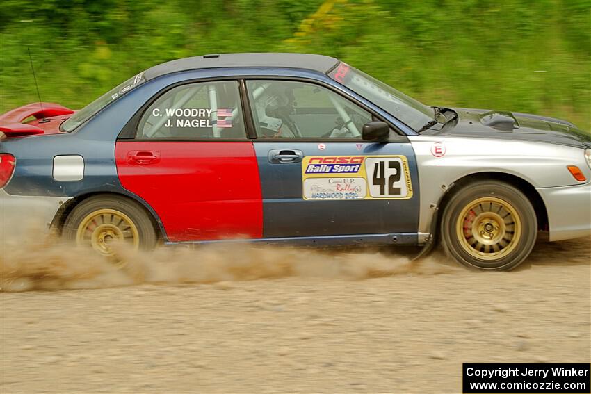 Jonathon Nagel / Chris Woodry Subaru Impreza 2.5RS on SS3, Woodtick Hollow.