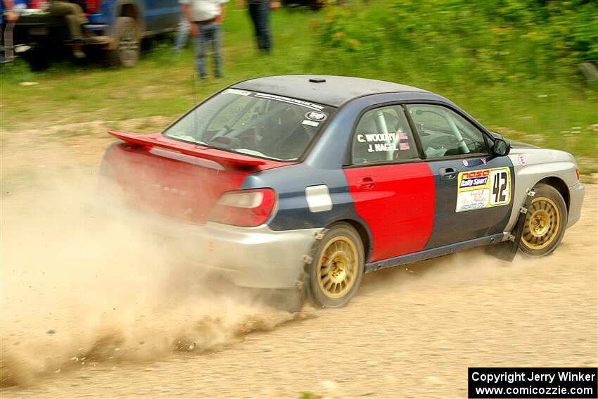 Jonathon Nagel / Chris Woodry Subaru Impreza 2.5RS on SS3, Woodtick Hollow.