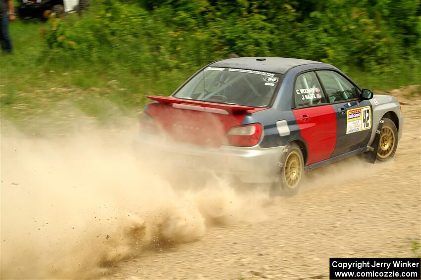 Jonathon Nagel / Chris Woodry Subaru Impreza 2.5RS on SS3, Woodtick Hollow.