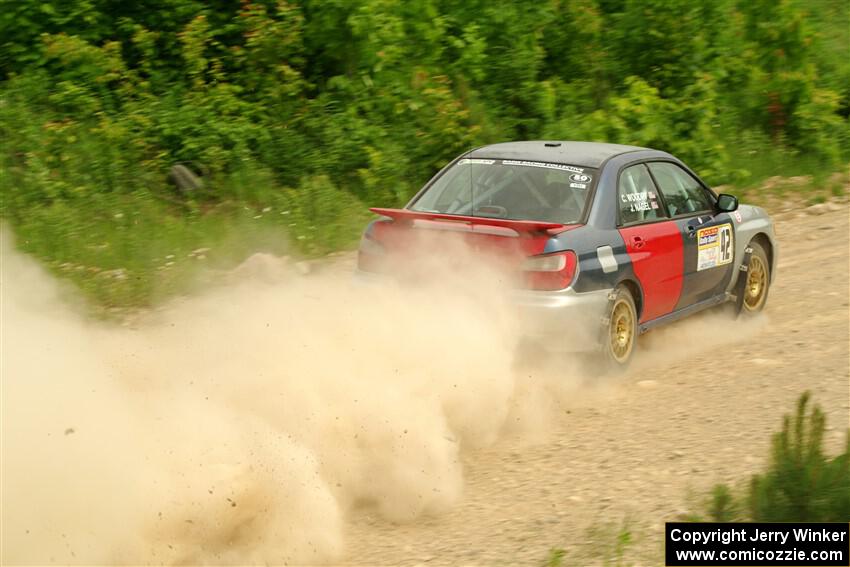 Jonathon Nagel / Chris Woodry Subaru Impreza 2.5RS on SS3, Woodtick Hollow.