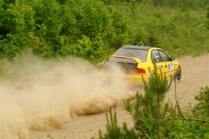 Katie Gingras / Camille Carlson Subaru Impreza on SS3, Woodtick Hollow.