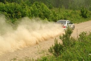 Cross Fedina / Robin Fedina Subaru WRX on SS3, Woodtick Hollow.