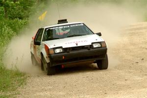 Eric Anderson / Taylor Haelterman Toyota Celica GTS on SS3, Woodtick Hollow.