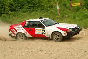 Eric Anderson / Taylor Haelterman Toyota Celica GTS on SS3, Woodtick Hollow.