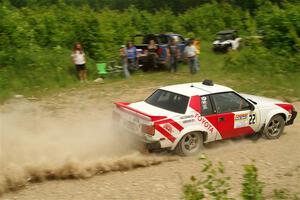 Eric Anderson / Taylor Haelterman Toyota Celica GTS on SS3, Woodtick Hollow.