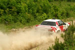 Eric Anderson / Taylor Haelterman Toyota Celica GTS on SS3, Woodtick Hollow.