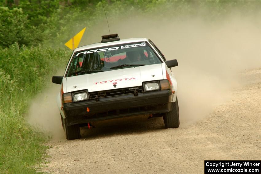 Eric Anderson / Taylor Haelterman Toyota Celica GTS on SS3, Woodtick Hollow.