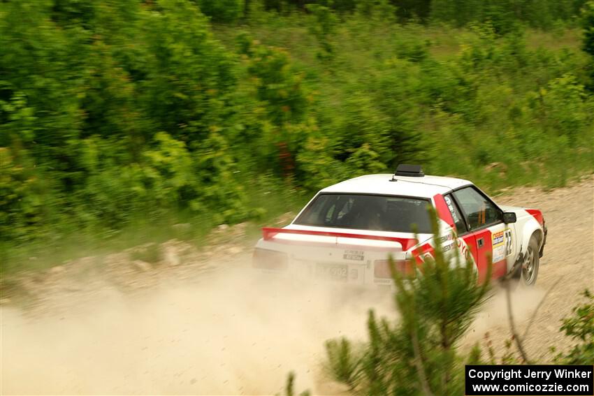 Eric Anderson / Taylor Haelterman Toyota Celica GTS on SS3, Woodtick Hollow.