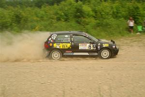 Chase Blakely / Mike Callaway VW GTI on SS3, Woodtick Hollow.