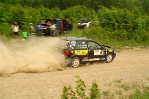 Chase Blakely / Mike Callaway VW GTI on SS3, Woodtick Hollow.