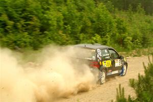 Chase Blakely / Mike Callaway VW GTI on SS3, Woodtick Hollow.