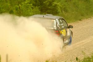 Chase Blakely / Mike Callaway VW GTI on SS3, Woodtick Hollow.