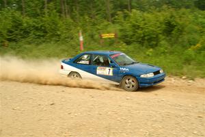 Jacob Kennedy / James Smith Ford Escort GT on SS3, Woodtick Hollow.