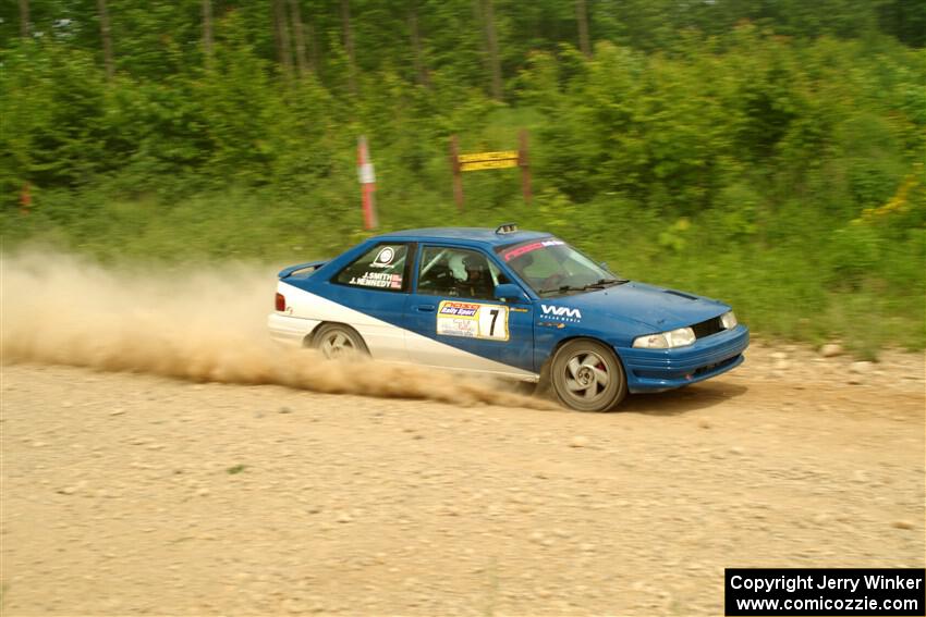 Jacob Kennedy / James Smith Ford Escort GT on SS3, Woodtick Hollow.